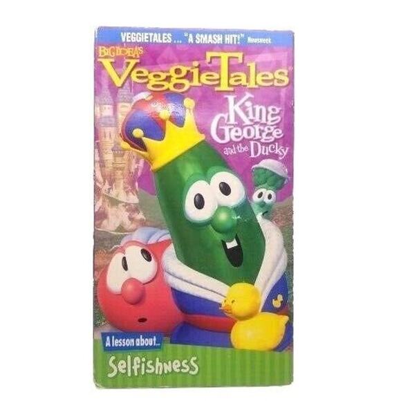 Veggie Tales George And The Ducky [VHS] Selfishness Lesson Movie VeggieTales - Picture 1 of 7